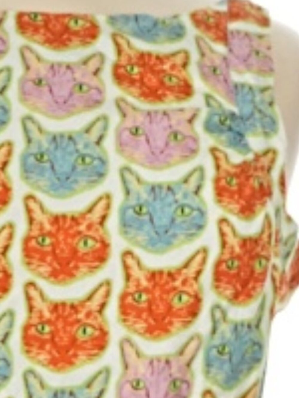 Modcloth Saint Geraldine "The Moment is Meow" Fit Flare Dress Cat Print - Picture 5 of 7